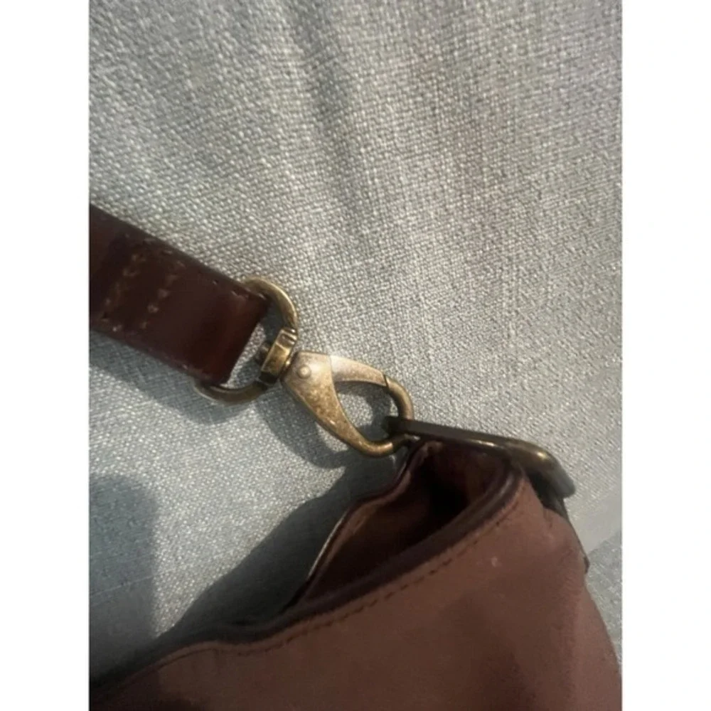 Duluth Trading Co Brown CANVAS Messenger Unisex BAG Shoulder & Crossbody‎ Purse